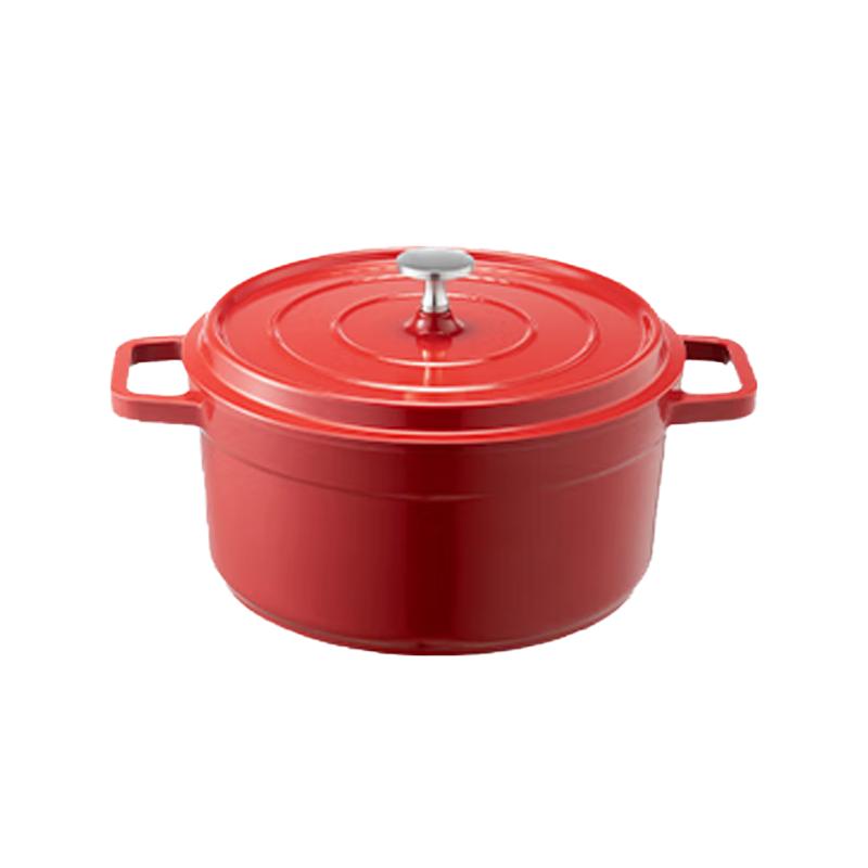 Jingdong Produced Ceramic Light Enamel Micro-Pressure Pot 24cm