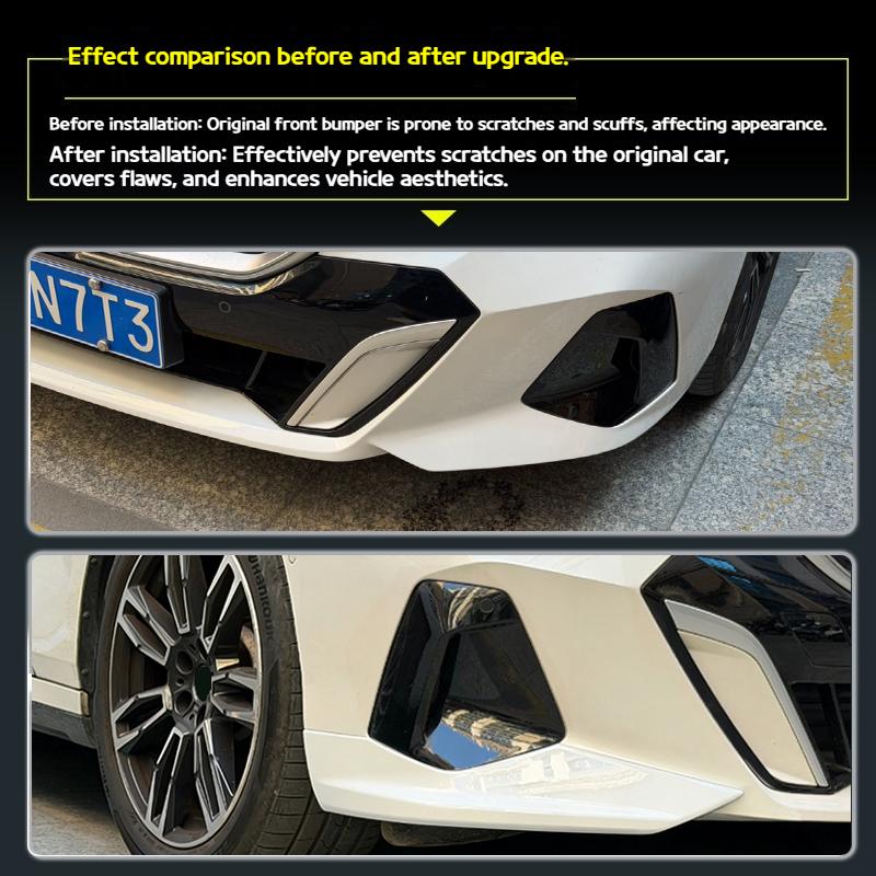 For BMW 3 5 Seriesi3 G20 G60 2023-2026 Car Front bumper guard front bumper anti-collision strip front corner anti-scuffing strip vdkc30