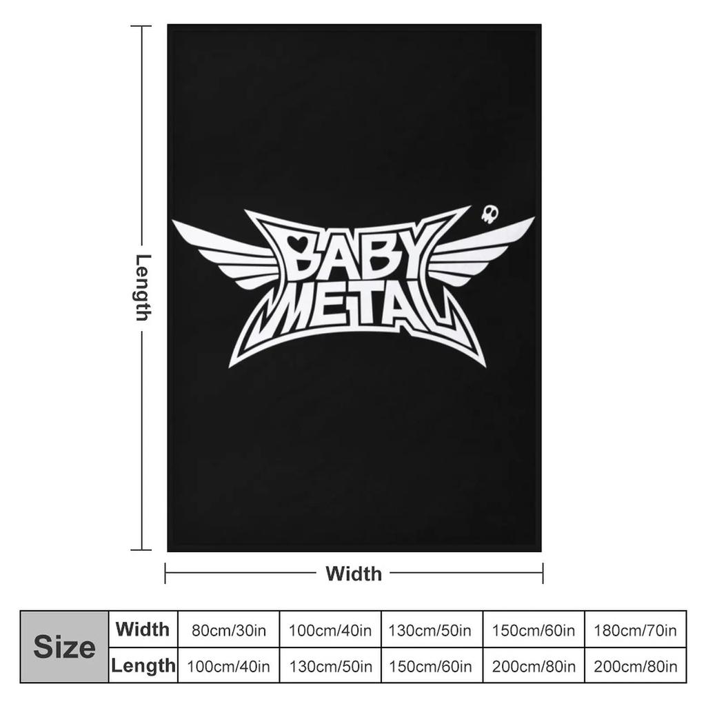 Babymetal is a Japanese kawaii metal band. Throw Blanket Heavy Blanket Polar blanket Sofa Quilt