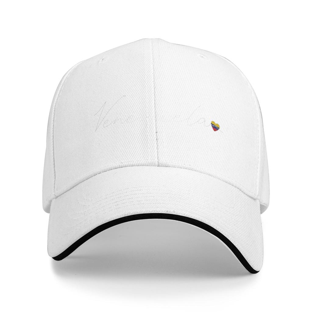 Women Unisex Heart on Venezuela Venezuelan Flag Outdoor Hat Adjustable Cap Casual Baseball Cap Sunscreen Hats