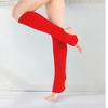 1 Paar Latin-Socken Offene Ferse Elastisch Weich Anti-Rutsch Fußschutz Einfarbige Zehenlose Warme Ballett Bauchtanz Socken Beinwärmer Gestrickte Beine