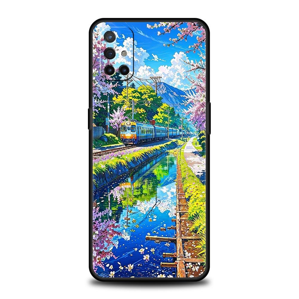 Landscape Japan Series Scenery Phone Case For OnePlus 13 12 11 10 9 8 7T Pro 13R 12R 10R 9RT 8T Nord N200 N30 2T CE 2 3 5G Cover