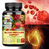 Blood Pressure Support - with Hawthorn and Hibiscus- Natural Supplement Healthy Heart Brain Immune Blood Vessels Flow Blood Pressure Cholesterol