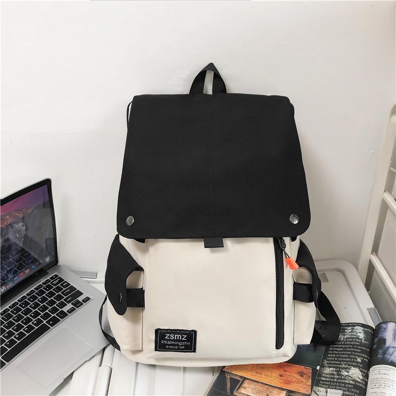 Backpack Men'S High School College Student School Bag Women'S Leisure Travel Backpack