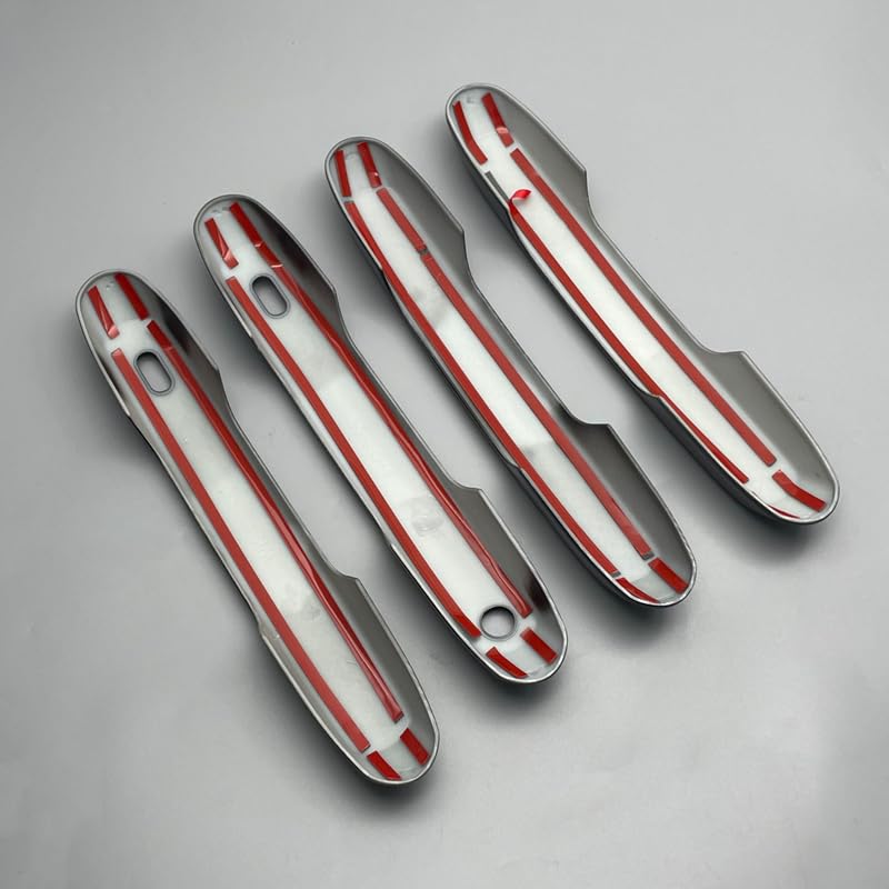 MEKOMEKO Toyota New Land Cruiser 250 Series Door Handle Cover Door Knob Cover Door Panel Garnish Exterior Nail Scratch Prevention ABS Resin 4PCS LAND