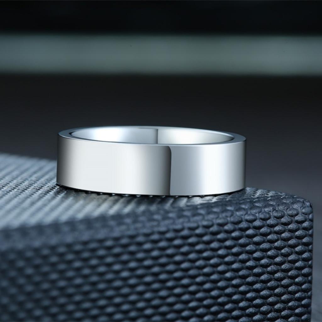 Man Stainless Steel Ring  Wedding Birthday Party Dad Boyfriend Valentine's Day Gift