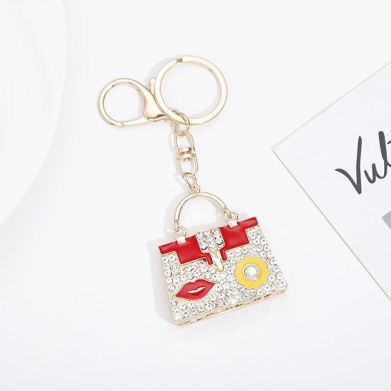 Fashion Cute Crystal Women Rhinestone Bag Lady Wedding Jewelry Trinket Car Girl Gift Bag Charm