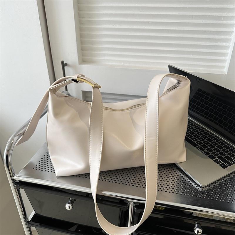 Schicke Stadttasche aus PU-Leder mit Crossbody-Riemen für Damen, Neuankunft 2023, in einfarbigen Farben