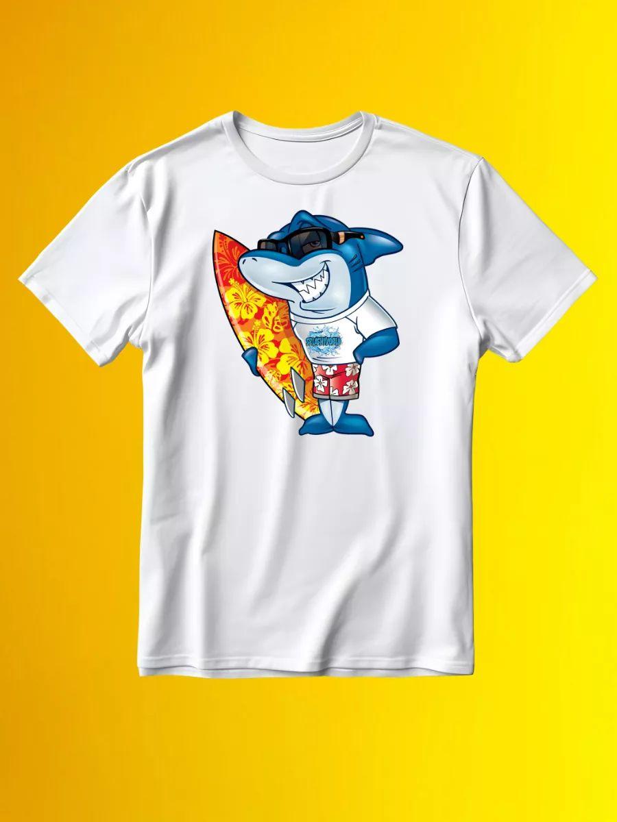 

Shark Surfer T-shirt 2XL