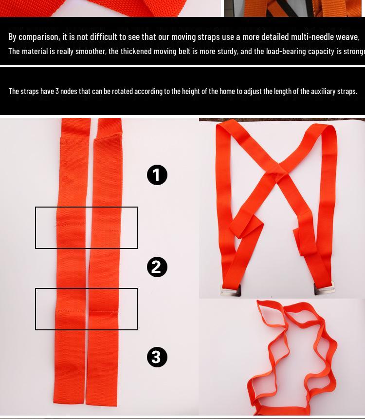 Wytrzymały pas do przenoszenia mebli i sprzętu AGD