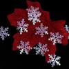 Multi-color Christmas Snowflakes Confetti Glitter Snowflake Sequins Artificial Snowflakes  Party