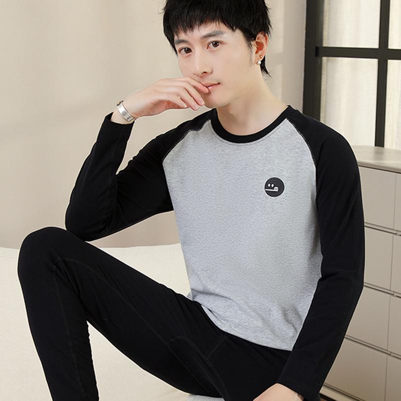 

Мужской хлопковый антибактериальный комплект термобелья для молодежи - осень/зима L (40-52.5 kg)