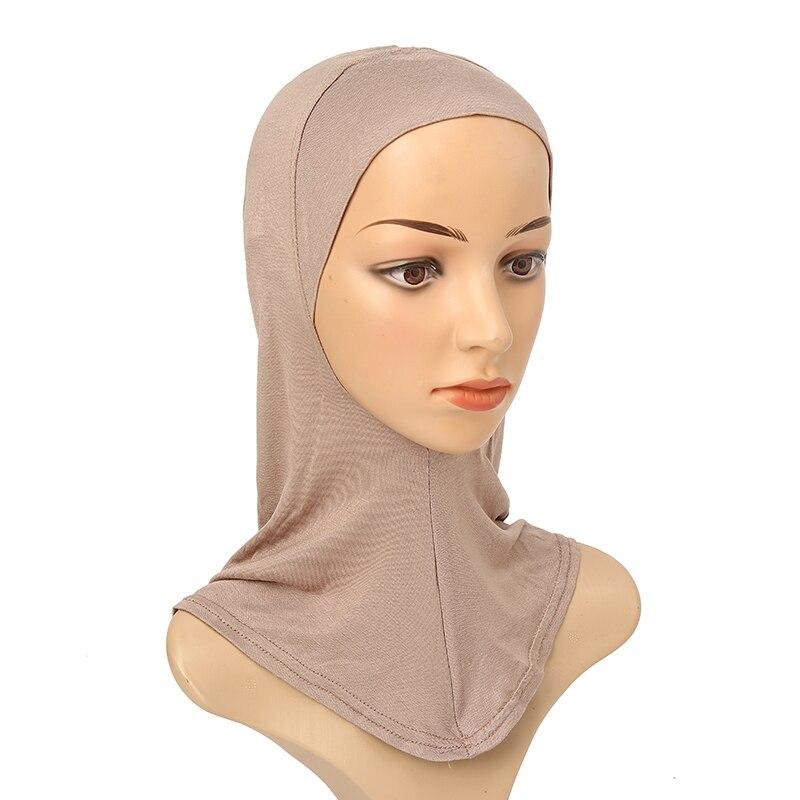 Muslimische Vollabdeckung Unterkappe Damen Baumwoll-Jersey Hijab Elastische Haube Einfaches Untertuch Mode Inneres Stirnband Turban