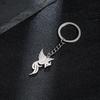 Stainless Steel Phoenix Bird Pendant Keychain Ornament