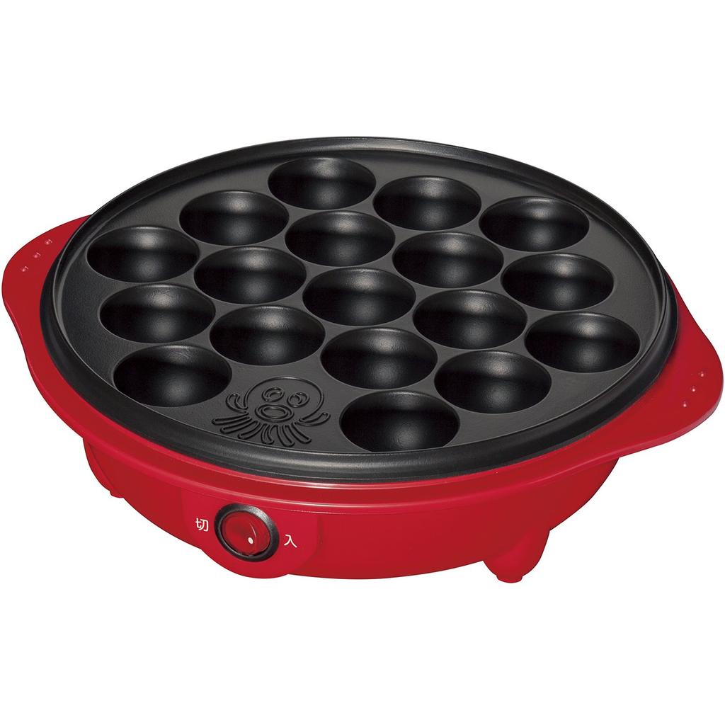 Takoyaki maker 18 pieces Red [Yamazen] OP-S18(R)