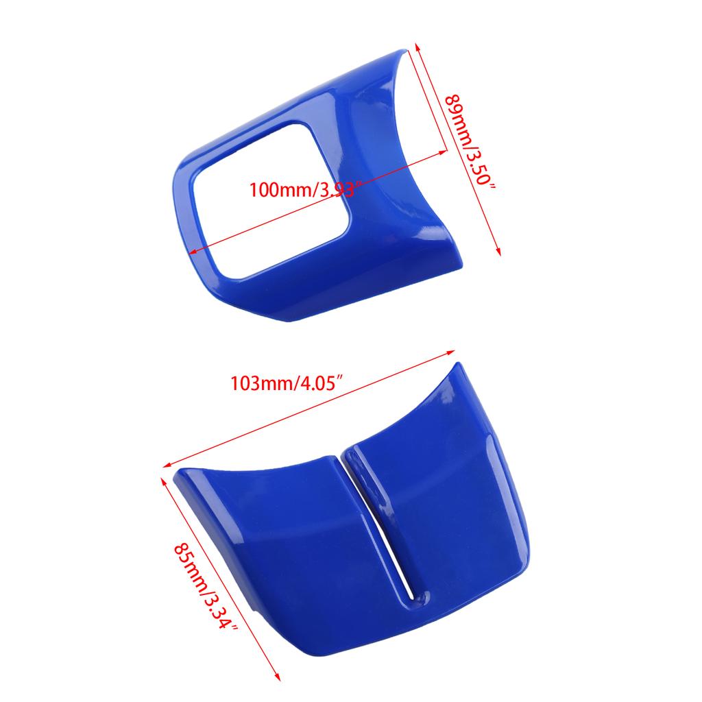 ABS Steering Wheel Cover Decor Trim For 2011-2017 Jeep Wrangler JK Unlimited Patriot Compass & Grand Cherokee 2011-2013