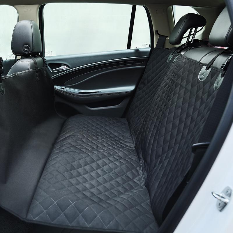 Quilted Thickened Pet Car Seat Cover - Protective Rear Seat Mat for Dogs