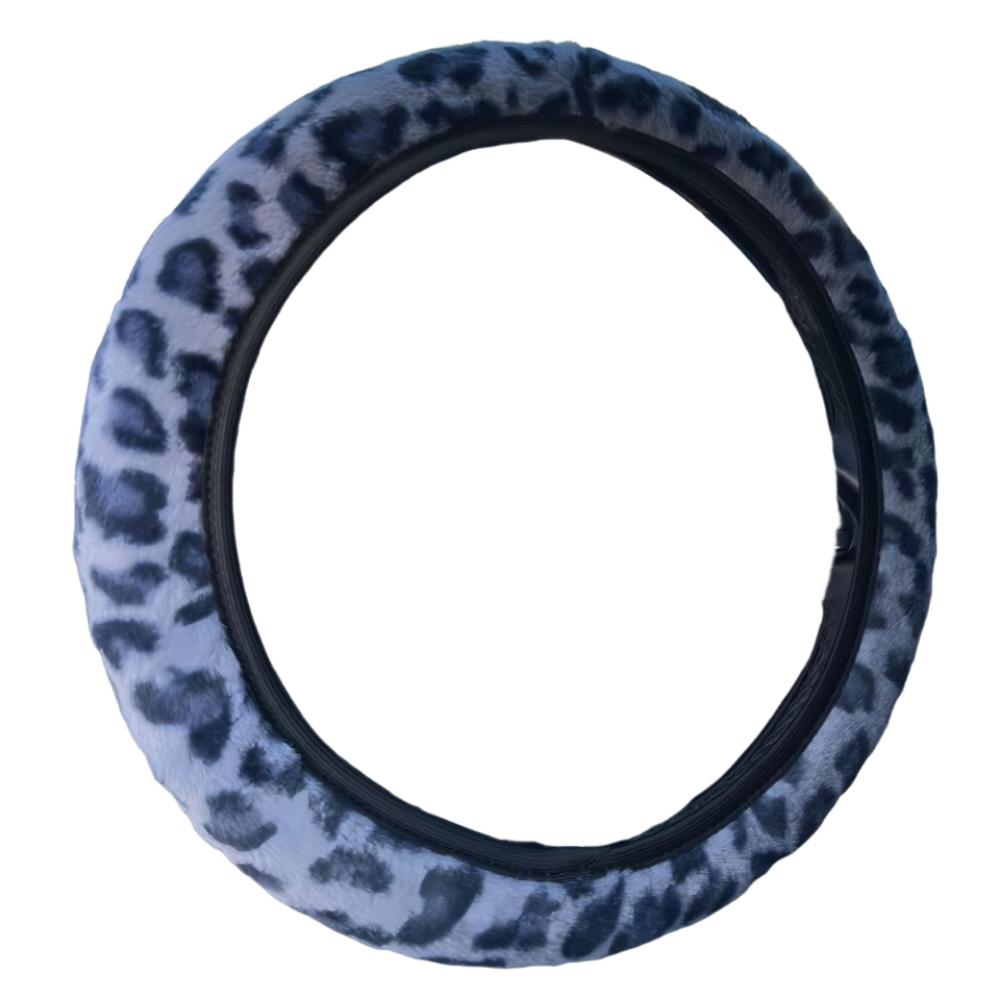 Leopard Fur Steering Wheel Cover 38cm Car Steering Wheel Cover Steering Wheel Cover Vehicle Wheel