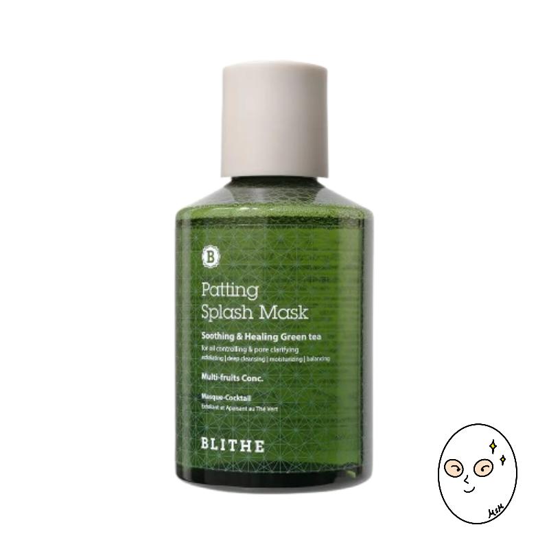 BLITHE Patting Splash Mask Soothing & Healing Green tea 150ml