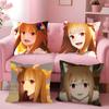 Anime Spice And Wolf Pillow Case Cover Square Sofa With Pillow Case For Home Use