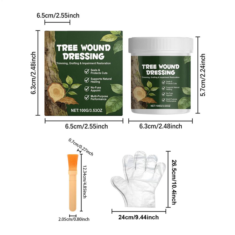 

Tree Pruning Sealer Long-Lasting Waterproof Dressing Cutting Pruning Tree Plant Sealer for Agriculture Farming Orchard Home зелёный