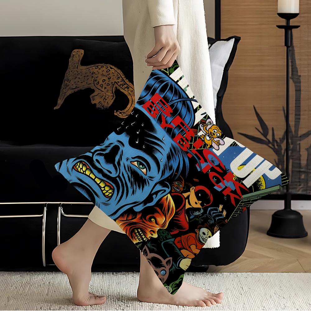 L-Iggy P-Pop Band Cushion Cover Pillow Cover Decor Pillowcase Printed Cushion Case for Couch