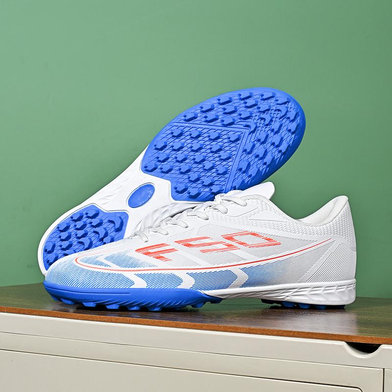 New Men Football Boots Sports Shoes Ultralight Soccer Shoes Outdoor Match Futsal High Ankle Breathable Non-Slip High-quality