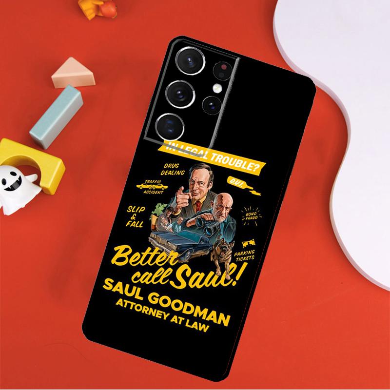 Better Call Saul TV Phone Case For Samsung Galaxy S25 Ultra S24 Ultra S9 S10 S20 S21 S22 S23 Plus S24 FE Cover