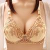 Women's Beautifully Embroidered Floral Bra Push Up Pair Breast Support Comfort Bra Thin Brasieres Sexy