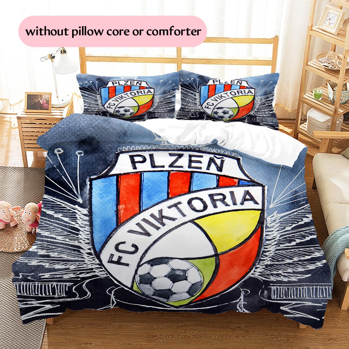 Viktoria Plzen raksta gultasveļa Mājas dekorēšana