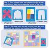 Tailor Master, Children's Educational Thinking Concentration Training Toy Graphic, Color Matching Double Battl E Table Game