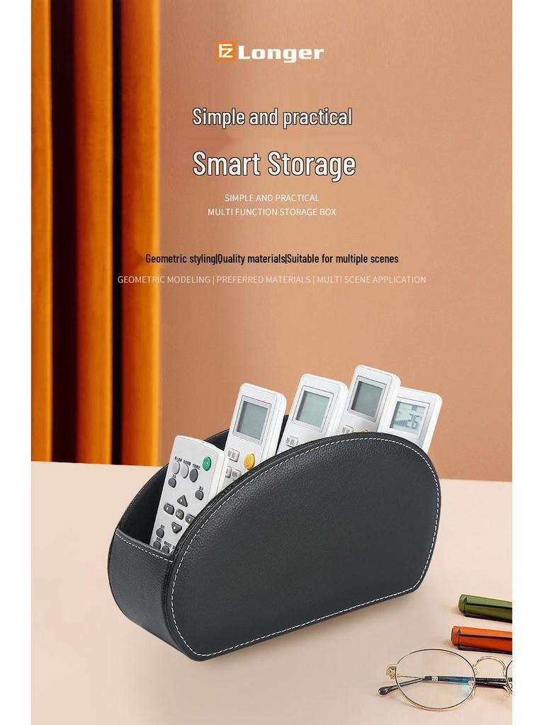 In Stock: Beige Home Multifunctional Storage Box - Five-Layer Organizer for Remote Controls & Cosmetics