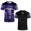 Men's T-Shirts Men's Sports Fashion 3D Printing Fitness Aroud Neck T-shirt