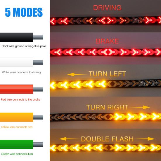 Blinker Hohe Helligkeit Sequentielle Zubehör 12V Mehrzweck Auto LED Licht Bar für Pickup