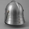 Skull Face Viking Helmet with Golden Sabretooth Tusks Medieval Fantasy Warrior Armor Gothic Cosplay LARP Battle Helmet