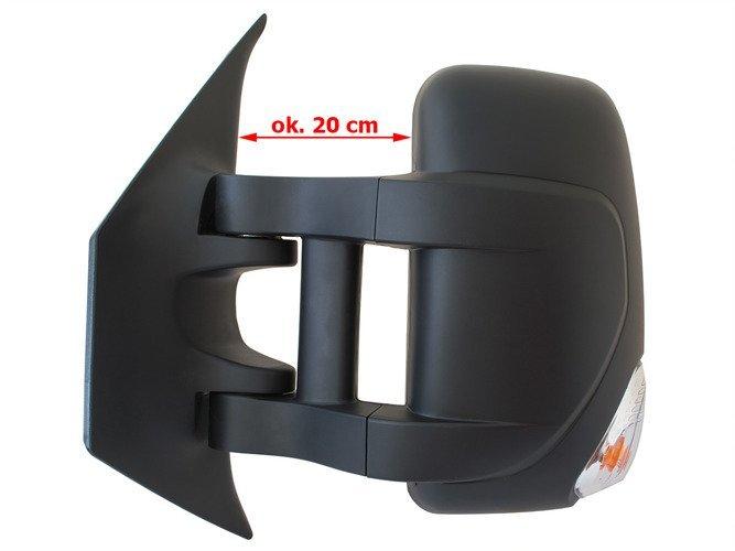 Renault Master III 2010- elektrycznie podgrzewane lusterko zewnętrzne DŁUGI UCHWYT lewe