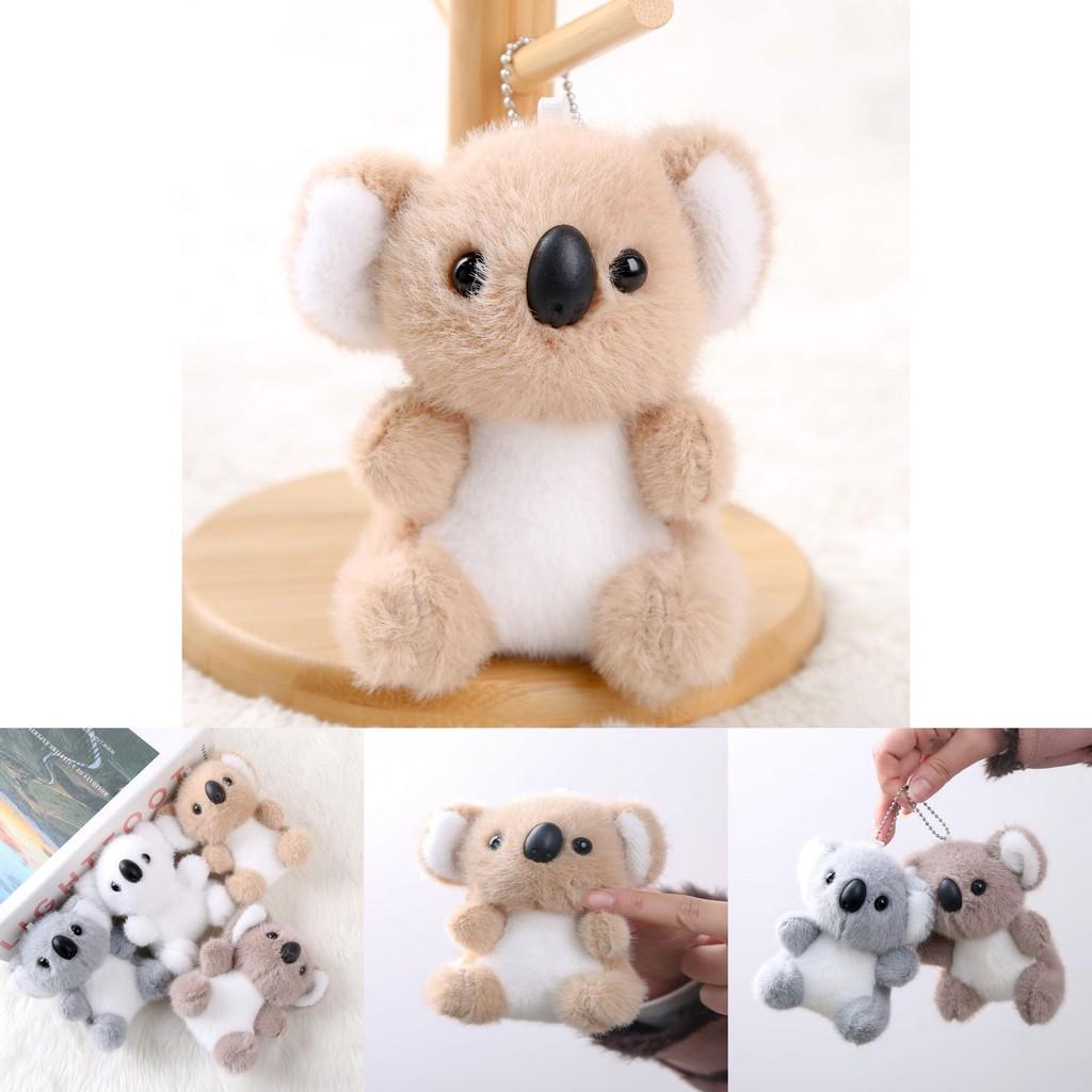 Portachiavi Koala di Peluche con Imbottitura Morbida in Cotone per Accessori Zaino di Bambina