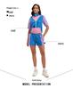 80-tals Retro Disco Dam Zipper Sportkläder Hip Hop Performance Kostymset