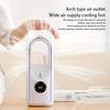 USB Powered Bladeless Fan With Mist Spray Night Light Quiet Cooling Desktop Fan For Home Office Dorm Use
