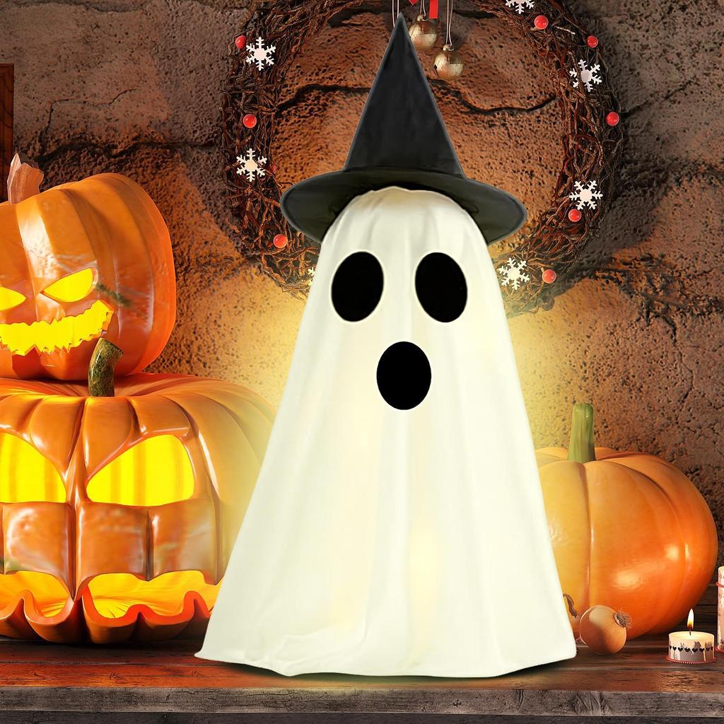 Halloween Decoration Ghost Night Light Bedroom Table Horror Ghost Lamps Room Decor Bedside Lighting Lamps For Kid Gift