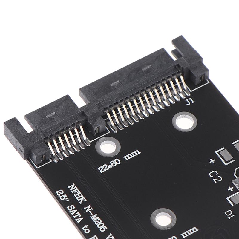 B+M Ke M.2 Ssd Ngff To 2.5Inch 15Pin Sata3 Pc Converter Adapter Card