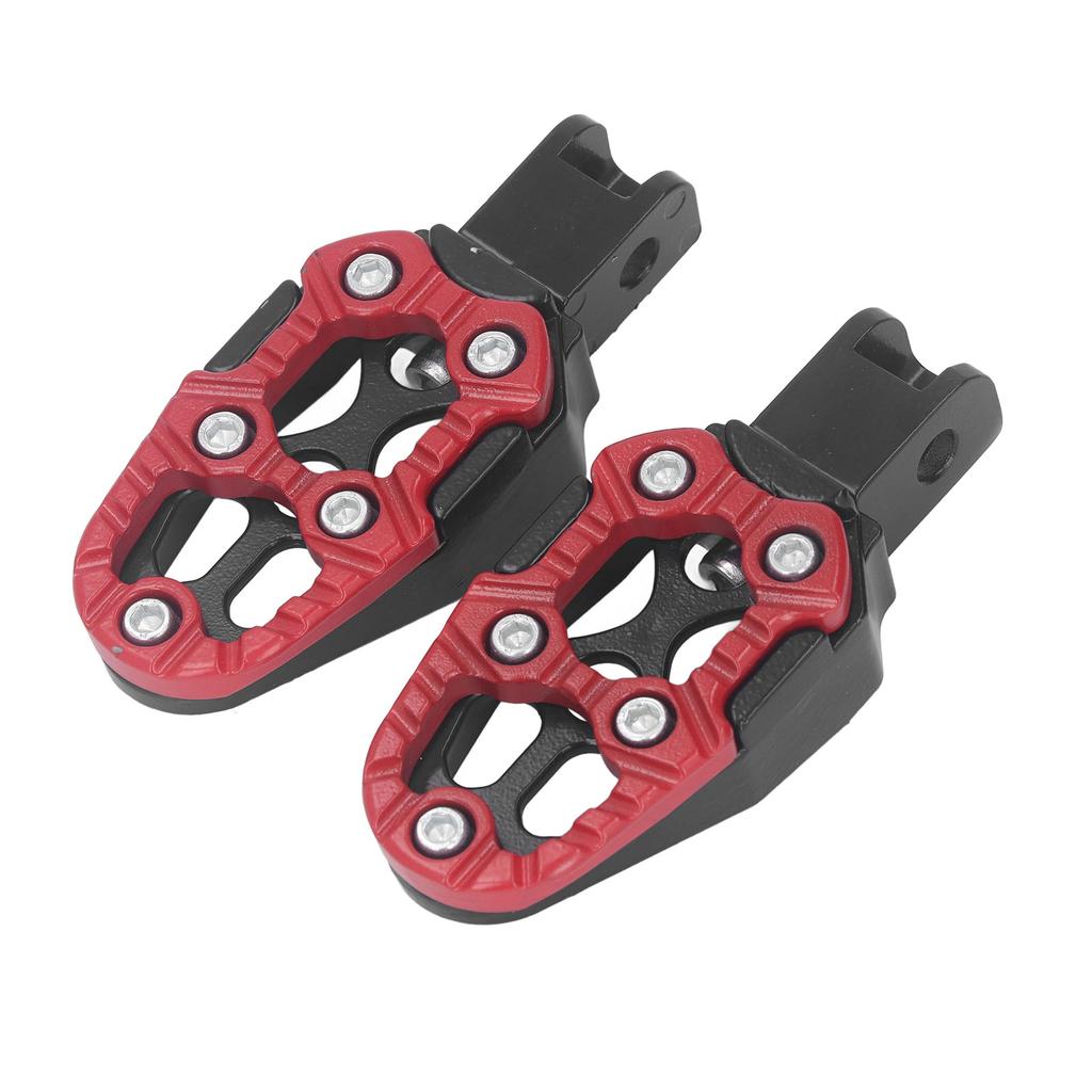 Motorcycle Foot Pegs Aluminum Alloy Fadeproof Universal Anti Slip Motorcycle Rear Foot Rest Pedal