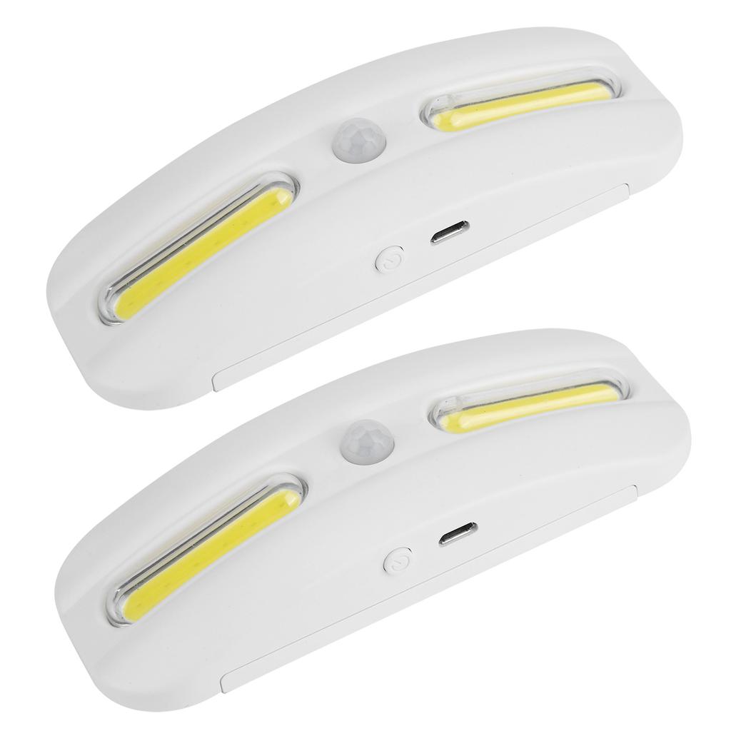 2PCS USB Charging COB LED Motion Sensor Light Closet Lamp Cabinet Light for Home Corridor