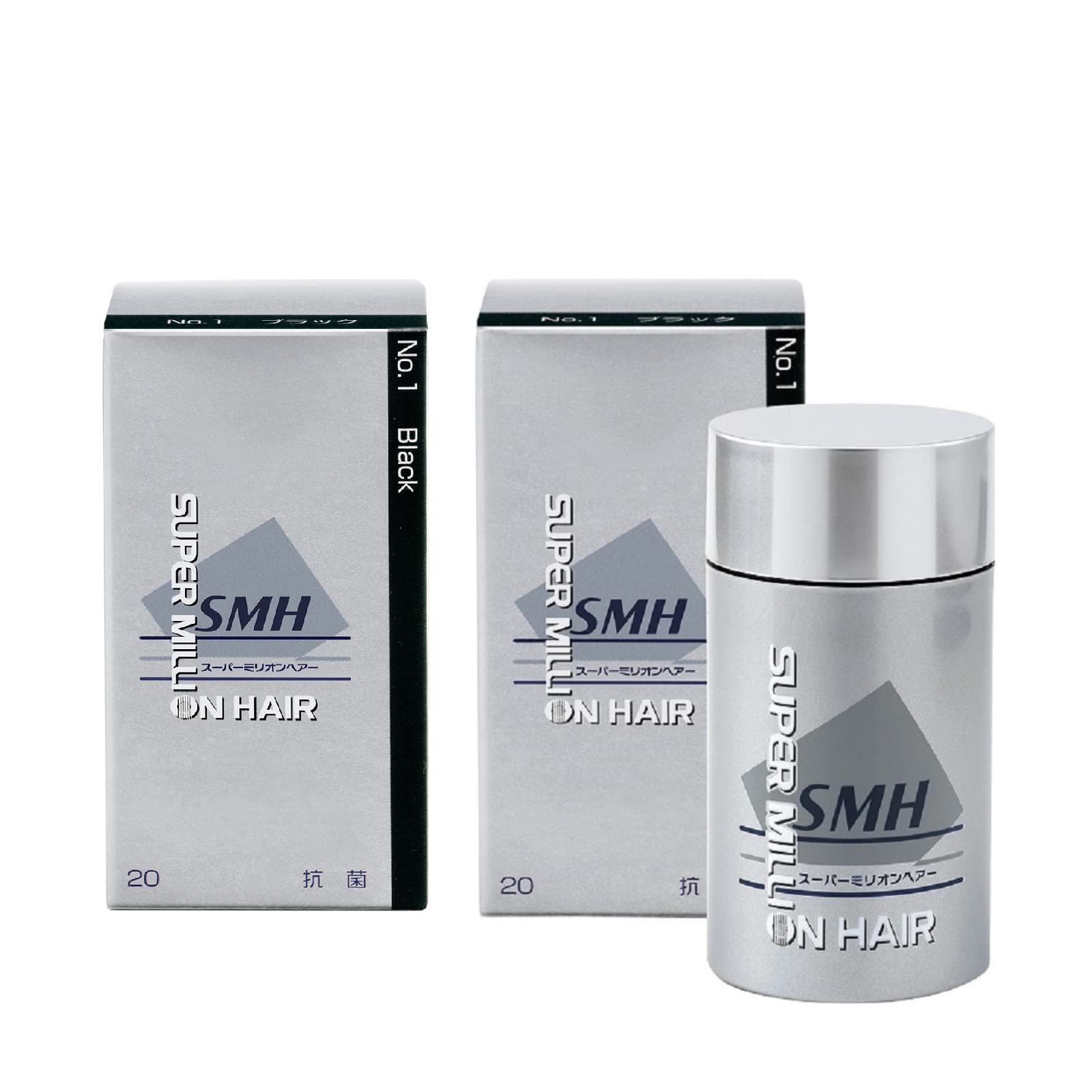 

Super Million Hair 20 г Черный набор из 2 шт. № 1