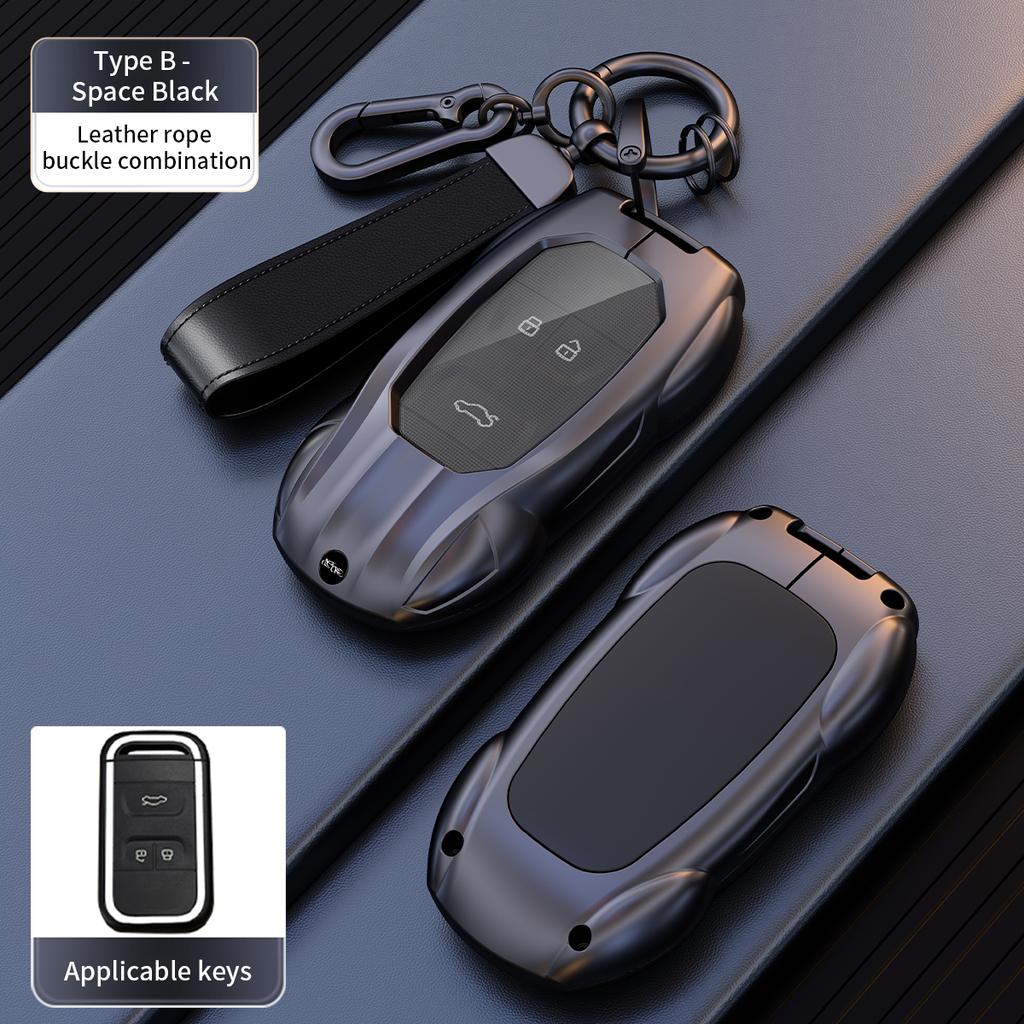Silicone Car Smart Key Case Cover for Chery Arrizo Tiggo 3 5X 4 8 Glx 7 2019 2020 Protector Keychain Accessories Metal Shell