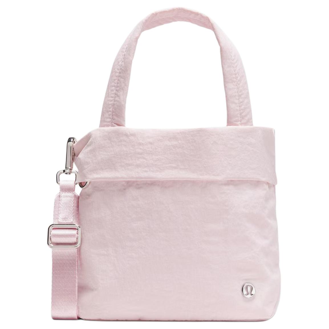 Lululemon On My Level 5L Sports Casual Versatile Nylon Shoulder Tote Bag Small Women bags Pink LW9FNDS-073257 Pink