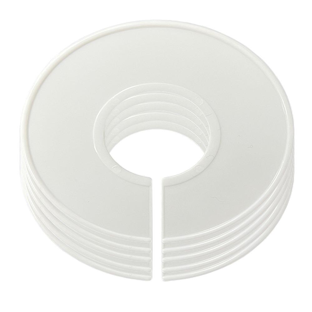 

5Pcs Organizing Hangers Clothing Rack Size Dividers Plastic Round Round Hangers Closet Dividers Wardrobe Separator DIY Craft