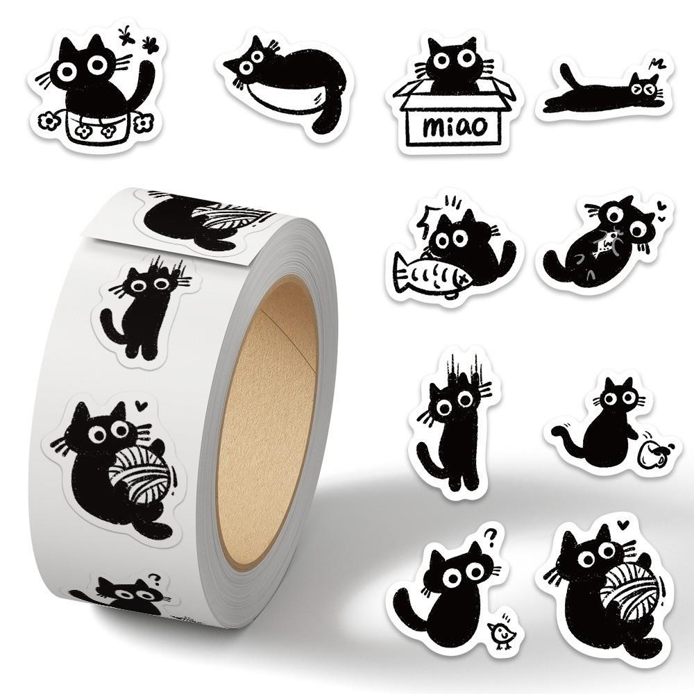500Pcs/Roll Cartoon Design Graffiti Stickers Cute Style Roll Stickers  Phone Case Decoration