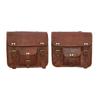 Handmade Leather Motorcycle Saddle Bags Vintage Bike Panniers