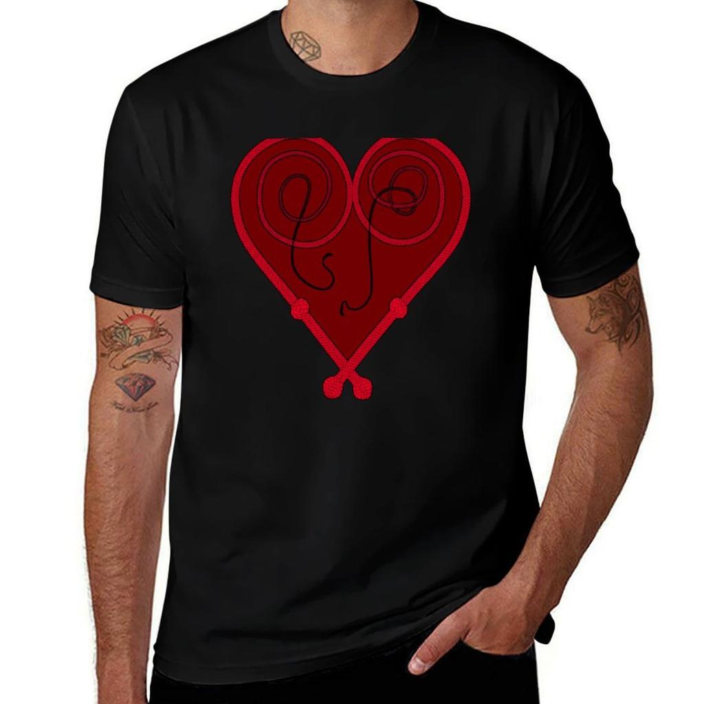 Whips Heart TShirt Lightweight Casual Summer TShirt